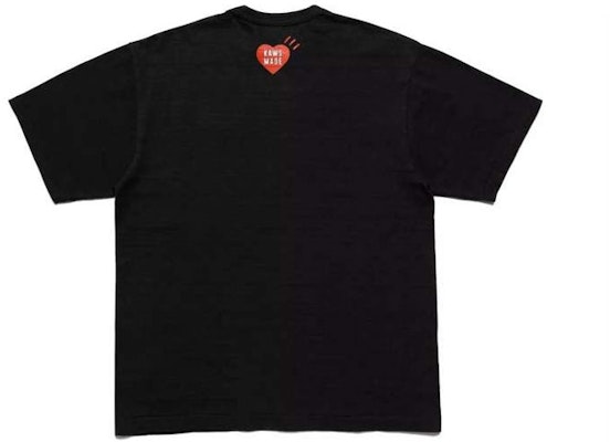 휴먼메이드 x 카우스 로고 하트 프린트 유니섹스 크루넥 티셔츠. XX22TE003 Details for 휴먼메이드 x 카우스 로고 하트 프린트 유니섹스 크루넥 티셔츠. XX22TE003