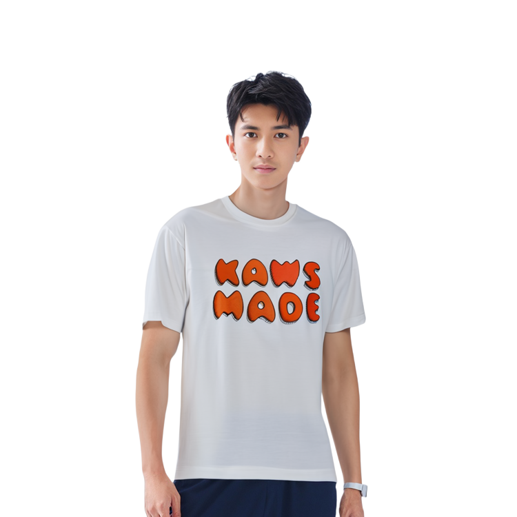 Purchase HUMAN MADE x KAWS 愛心標誌印花中性T恤。 XX22TE005