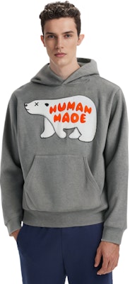 HUMAN MADE x KAWS Logo Polar Bear Hoodie Pullover Unisex Collaboration Series. XX22CS009-GRAY Shop HUMAN MADE x KAWS Logo Polar Bear Hoodie Pullover Unisex Collaboration Series. XX22CS009-GRAY