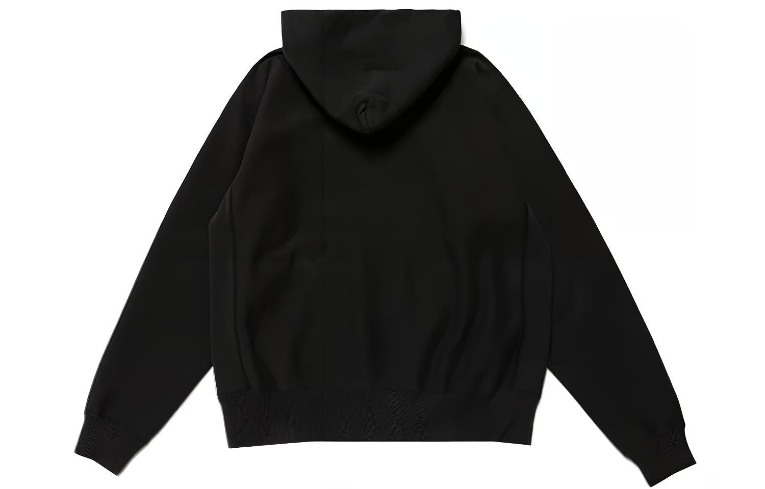 HUMAN MADE KAWS Logo Print Unisex Hoodie Black. XX22CS008-Black 圖 3