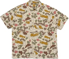 HUMAN MADE x KAWS SS24 Camouflage Cotton Short Sleeve Shirt Unisex. XX27SH001 HUMAN MADE x KAWS SS24 Camouflage Cotton Short Sleeve Shirt Unisex. XX27SH001