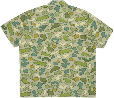 휴먼메이드 x 카우스 SS24 카모플라주 코튼 반팔 셔츠 유니섹스. XX27SH001 Lookbook 휴먼메이드 x 카우스 SS24 카모플라주 코튼 반팔 셔츠 유니섹스. XX27SH001