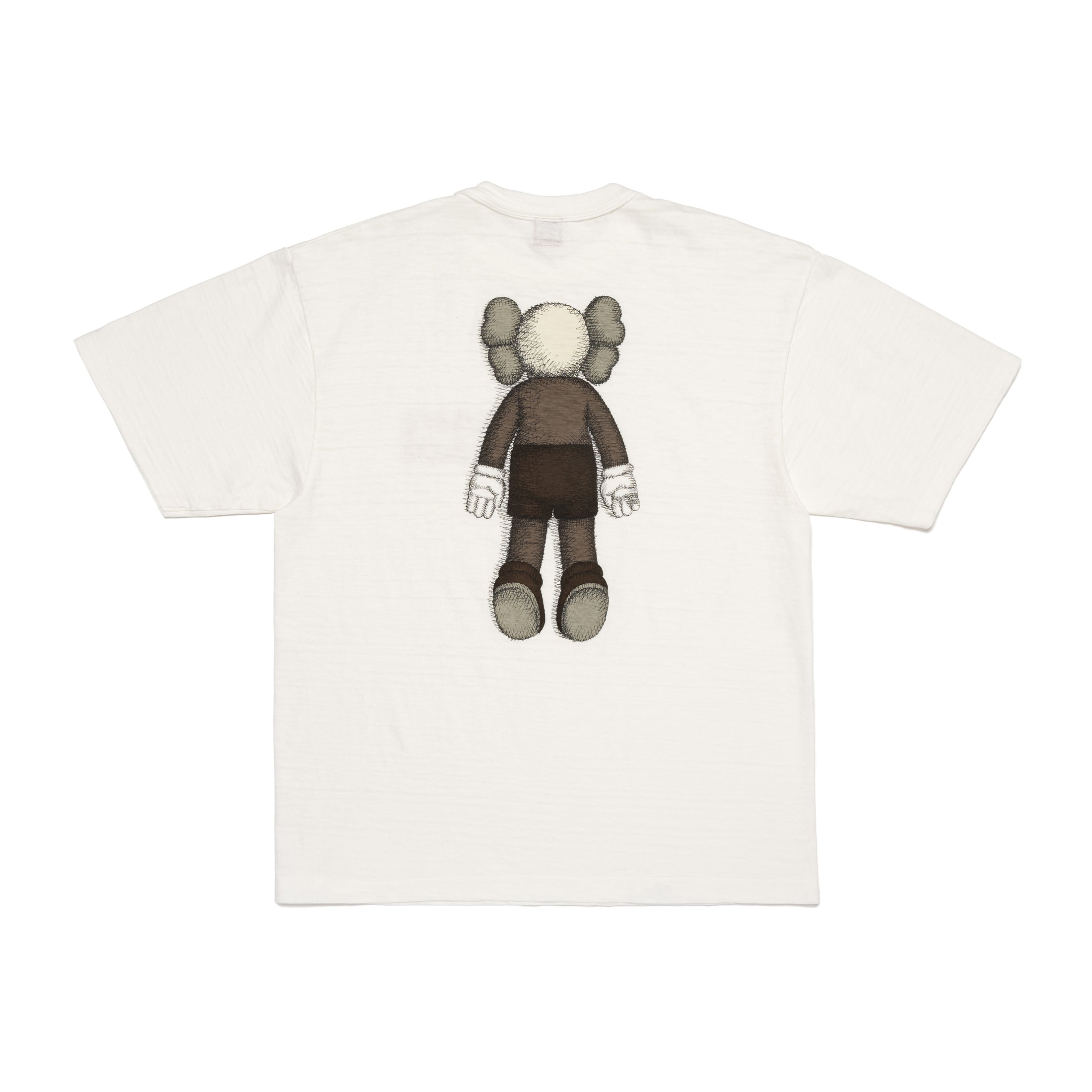 HUMAN MADE KAWS SS24 Cartoon Graphic Logo Print Unisex Casual T-Shirt. XX27TE016