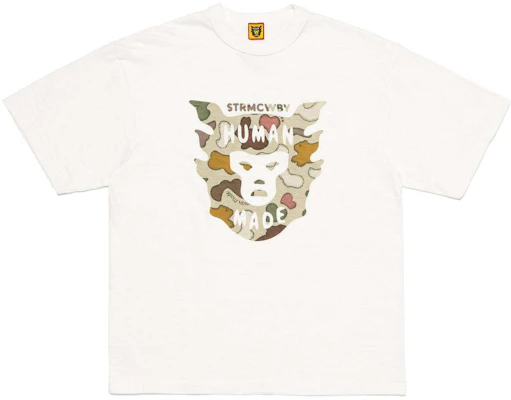 HUMAN MADE x KAWS SS24 Kaos Unisex Katun Lengan Pendek dengan Desain Grafis. XX27TE012 Shop HUMAN MADE x KAWS SS24 Kaos Unisex Katun Lengan Pendek dengan Desain Grafis. XX27TE012