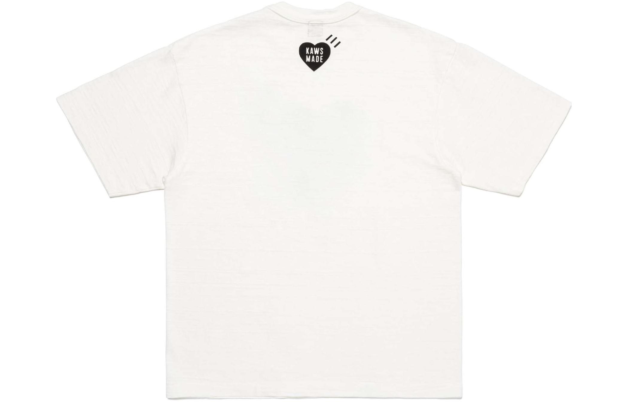 HUMAN MADE KAWS SS24 Graphic Cotton Short Sleeve Unisex T-Shirt. XX27TE012 圖 5