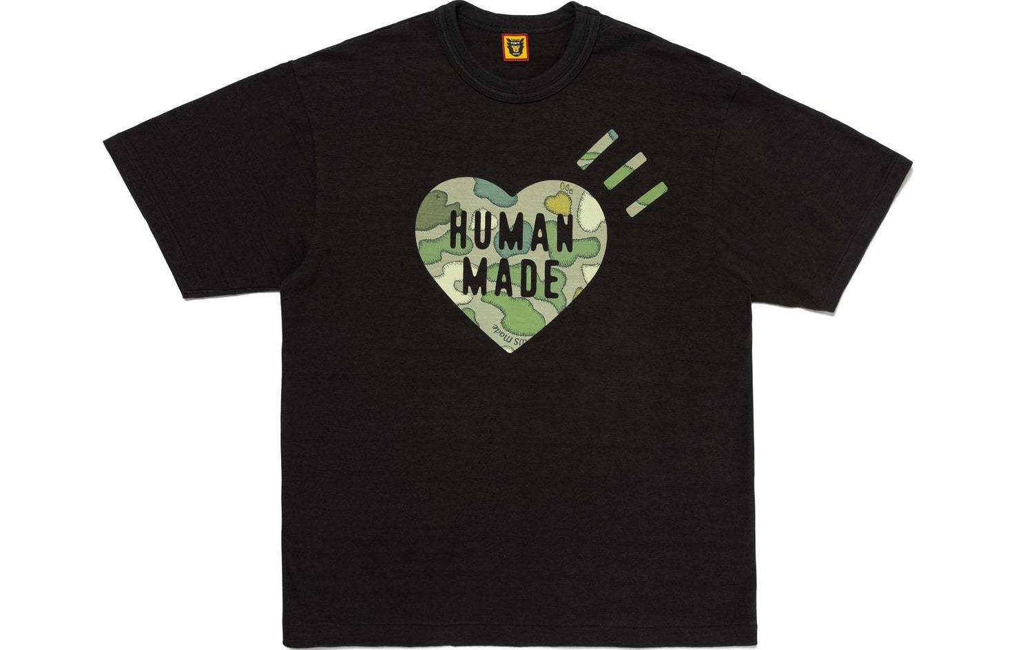 Order HUMAN MADE x KAWS SS24 圖案純棉短袖男女款圓領T恤 XX27TE011