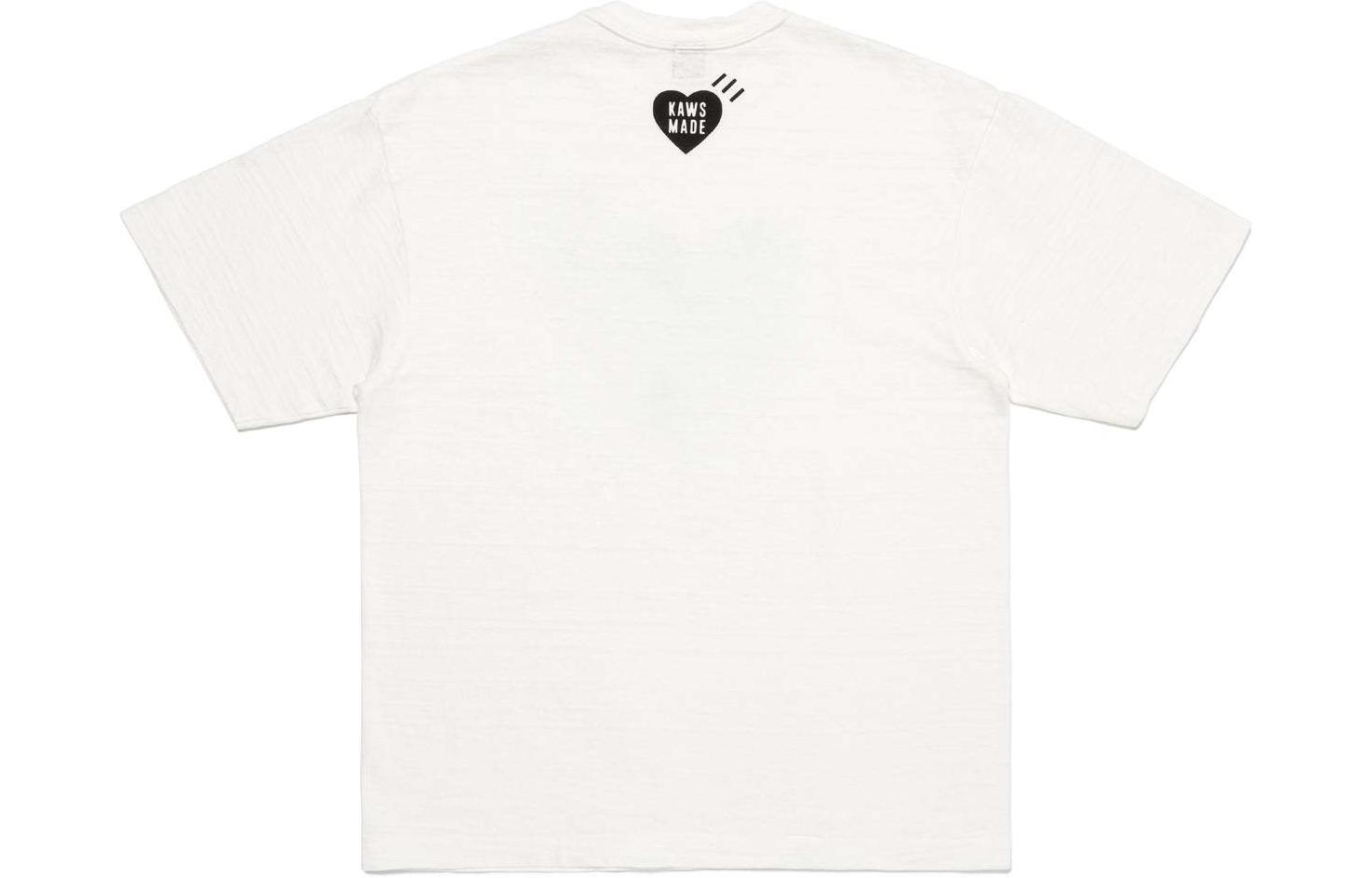 Purchase HUMAN MADE x KAWS SS24 圖案純棉短袖男女款圓領T恤 XX27TE011