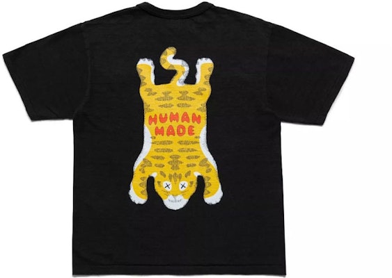 HUMAN MADE x KAWS Tiger Cartoon Graphic Tee Unisex Crewneck Short Sleeve T-Shirt XX22TE006 Order HUMAN MADE x KAWS Tiger Cartoon Graphic Tee Unisex Crewneck Short Sleeve T-Shirt XX22TE006