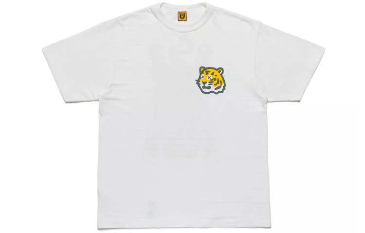 Purchase HUMAN MADE x KAWS Tiger Cartoon Graphic Tee Unisex Crewneck Short Sleeve T-Shirt XX22TE006