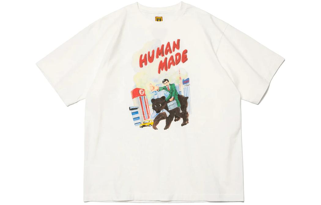 Order HUMAN MADE x Keiko Sootome Cartoon Graphic Unisex Relaxed White T-Shirt. XX25TE005