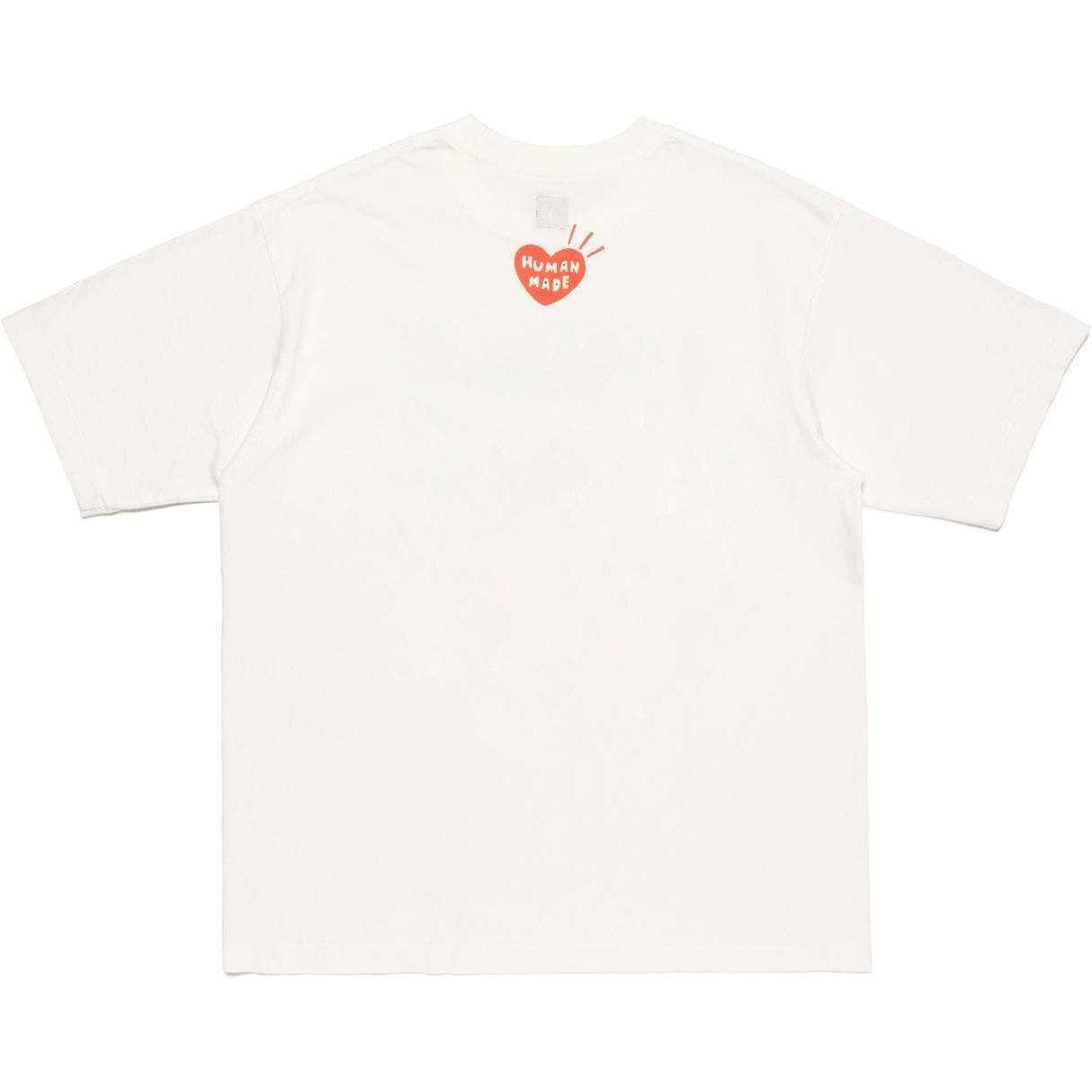 HUMAN MADE KEIKO SOOTOME Logo Cartoon Print Unisex White T-Shirt. XX27TE007 圖 3