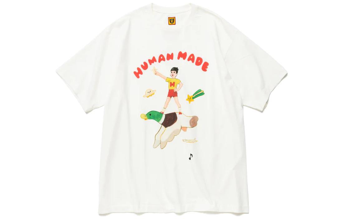 HUMAN MADE Keiko Sotome FW22 Cartoon Graphic Crewneck Tee Unisex White. XX24TE006 圖 2