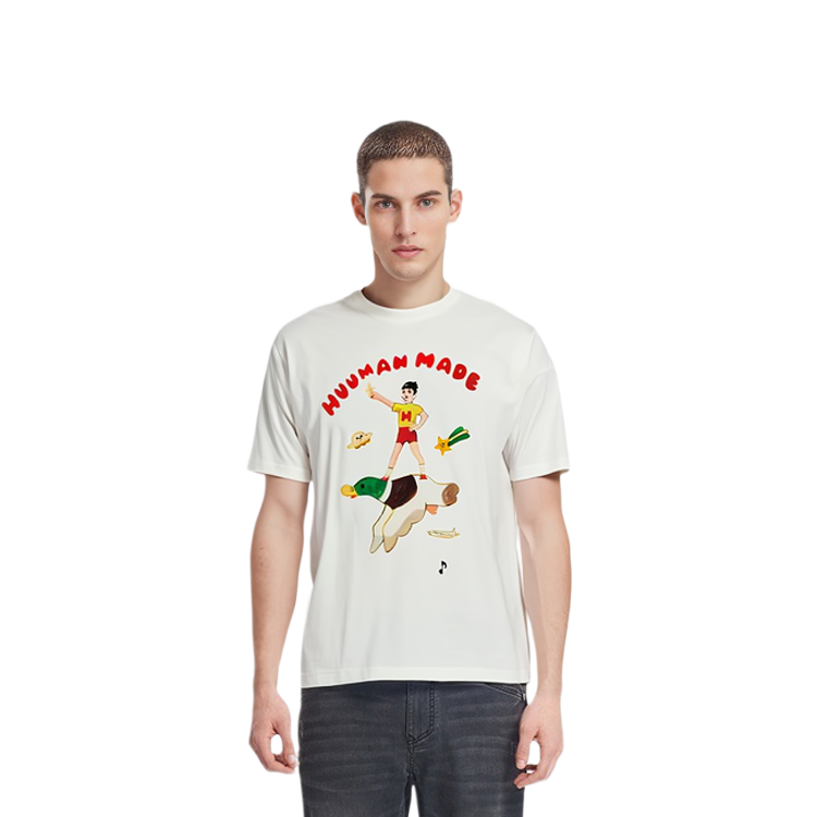 HUMAN MADE Keiko Sotome FW22 Cartoon Graphic Crewneck Tee Unisex White. XX24TE006 圖 4