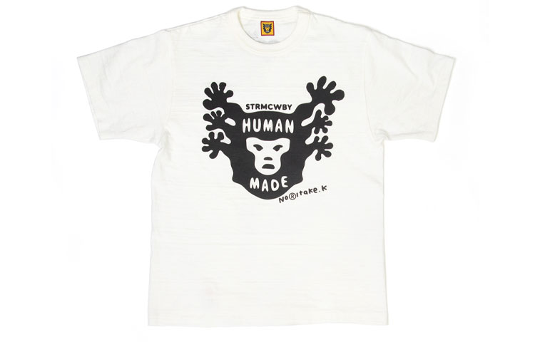 HUMAN MADE KINASHI Art Museum Ape Head Graffiti Unisex T-Shirt. XX20TE004