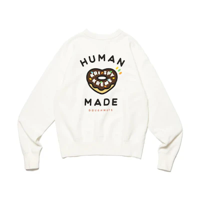 Human Made Krispy Kreme Donut Logo Graphic T-Shirt White SS23 Unisex. XX25CS001