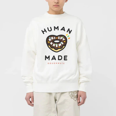 Camiseta Gráfica Human Made x Krispy Kreme Donut Logo Blanca SS23 Unisex. XX25CS001 Shop Camiseta Gráfica Human Made x Krispy Kreme Donut Logo Blanca SS23 Unisex. XX25CS001