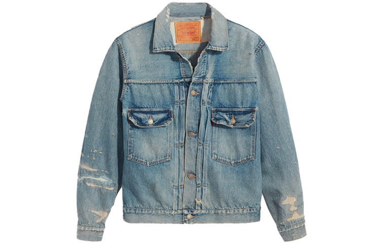 HUMAN MADE x Levi's Denim Jacket Blue Unisex Collaboration. A2067-0000