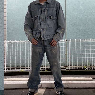 HUMAN MADE x Levi''s Jaket Denim Biru Unisex Kolaborasi. A2067-0000 Purchase HUMAN MADE x Levi''s Jaket Denim Biru Unisex Kolaborasi. A2067-0000