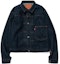 Order HUMAN MADE x Levi's SS22 Trucker Jacket Blue Denim with Bird Print for Men. XX23JK006