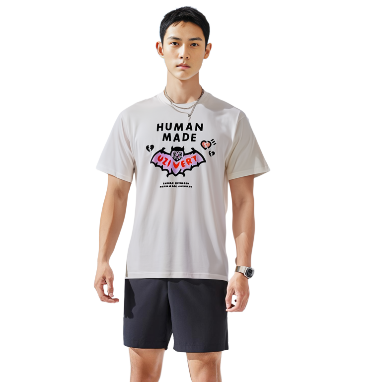 HUMAN MADE Lil Uzi Vert Logo Tee Unisex Short Sleeve Shirt. XX22TE001 圖 4