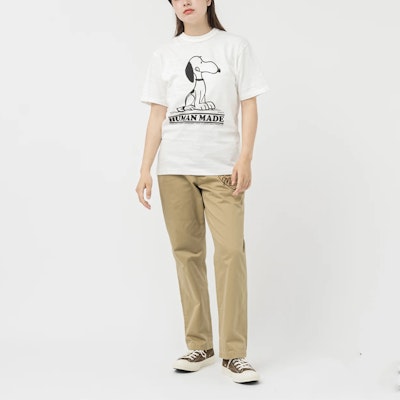 HUMAN MADE x PEANUTS SS23 史努比圖案中性圓領T恤 HM25TE023 Shop HUMAN MADE x PEANUTS SS23 史努比圖案中性圓領T恤 HM25TE023