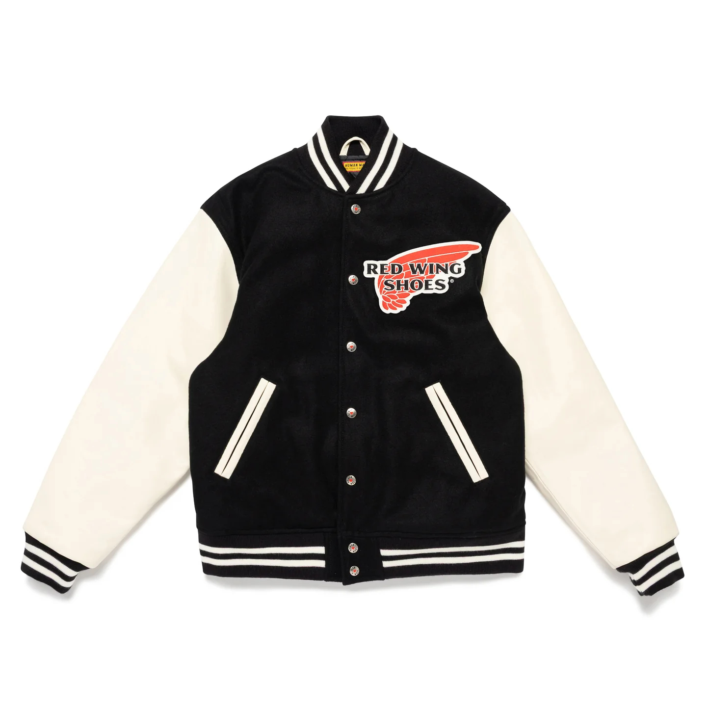 Human Made x RED WING SS26 Embroidered Patch Baseball Collar Jacket Unisex XX30JK001