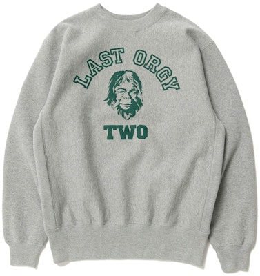 Human Made x Undercover Last Orgy 2 Crewneck Sweatshirt 'Grey Green' Buy Human Made x Undercover Last Orgy 2 Crewneck Sweatshirt 'Grey Green'