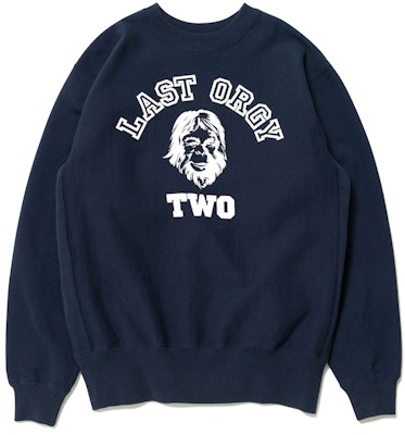 Human Made x Undercover Last Orgy 2 Crewneck Sweatshirt 'Navy' Buy Human Made x Undercover Last Orgy 2 Crewneck Sweatshirt 'Navy'
