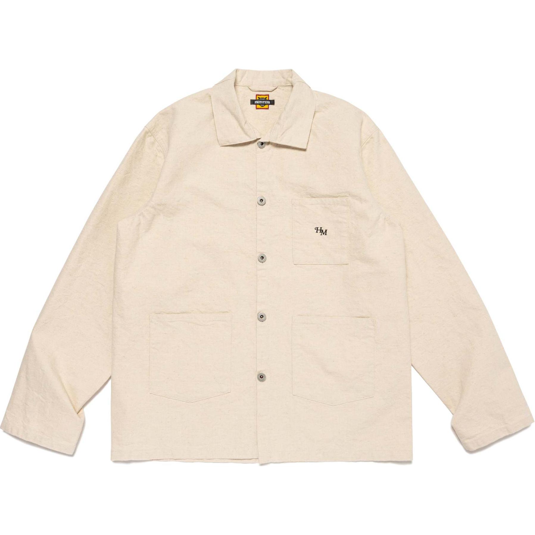 Order HUMAN MADE x VERDY SS24 Jaket Butang Logo Uniseks XX27JK009