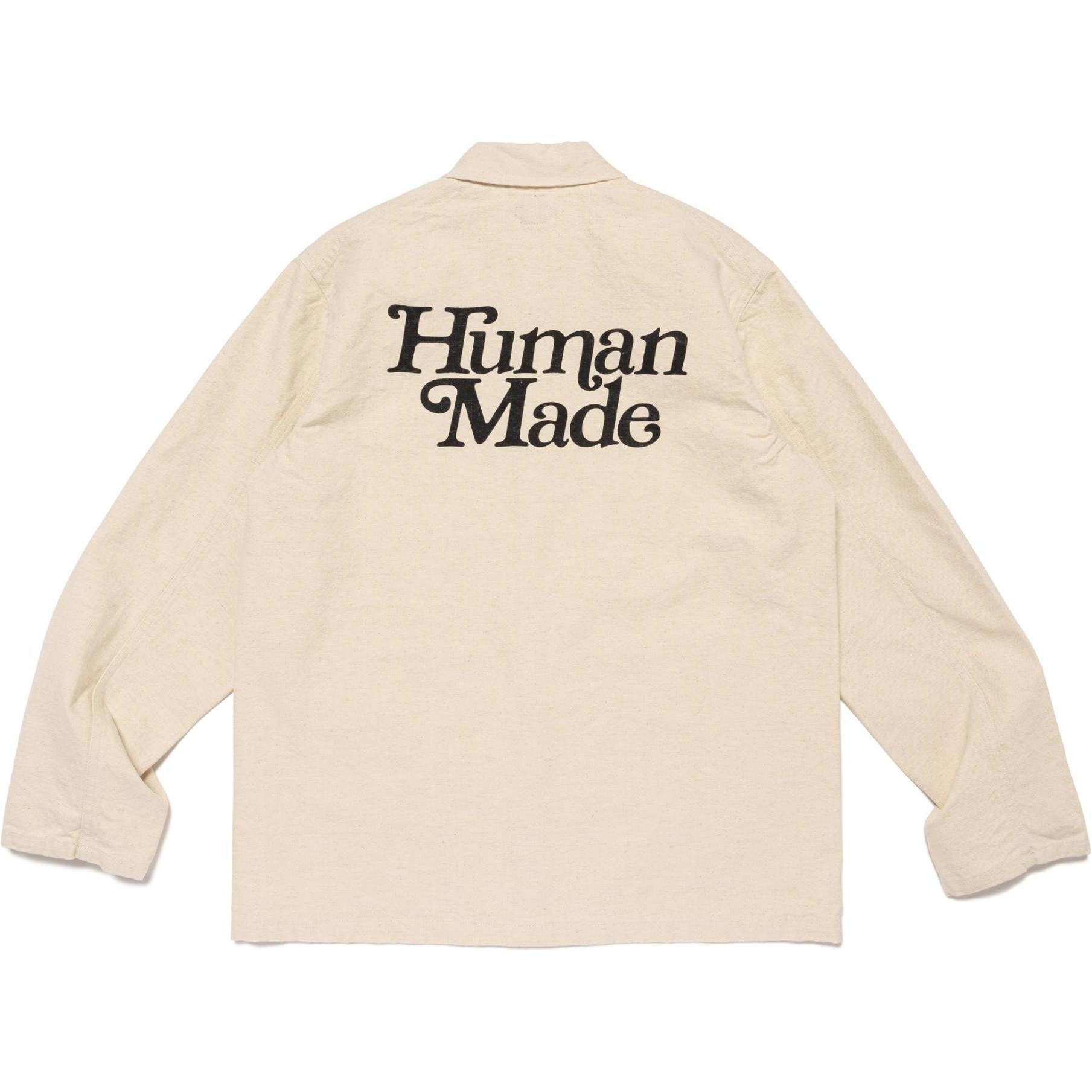 Lookbook HUMAN MADE x VERDY SS24 Jaket Butang Logo Uniseks XX27JK009
