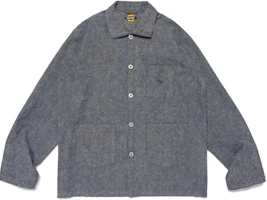 Shop HUMAN MADE x VERDY SS24 男女同款标志纽扣夹克 XX27JK009