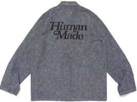 Purchase HUMAN MADE x VERDY SS24 男女同款标志纽扣夹克 XX27JK009