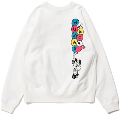 Human Made x Verdy Vick Crewneck Sweatshirt White Buy Human Made x Verdy Vick Crewneck Sweatshirt White