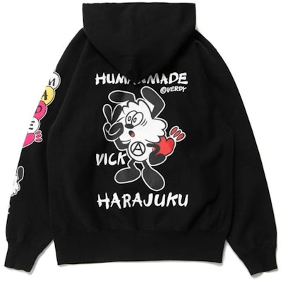 Human Made x Verdy Vick Pizza Hoodie Black Buy Human Made x Verdy Vick Pizza Hoodie Black