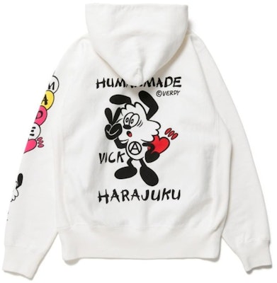 Human Made x Verdy Vick Pizza Hoodie White Buy Human Made x Verdy Vick Pizza Hoodie White