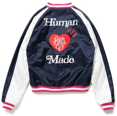 Human Made x Verdy Vick Yokosuka Reversible Jacket Green Shop Human Made x Verdy Vick Yokosuka Reversible Jacket Green