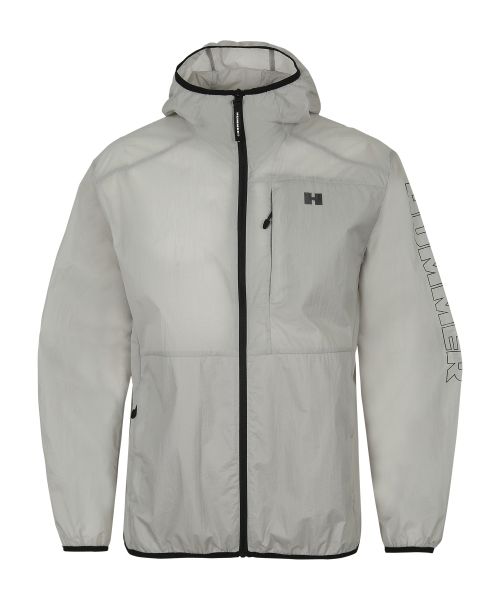 Order HUMMER Nylon Ultralight Windbreaker Jacket Light Grey HC1JK3049MLG