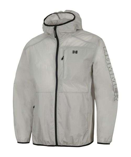 Lookbook HUMMER Nylon Ultralight Windbreaker Jacket Light Grey HC1JK3049MLG