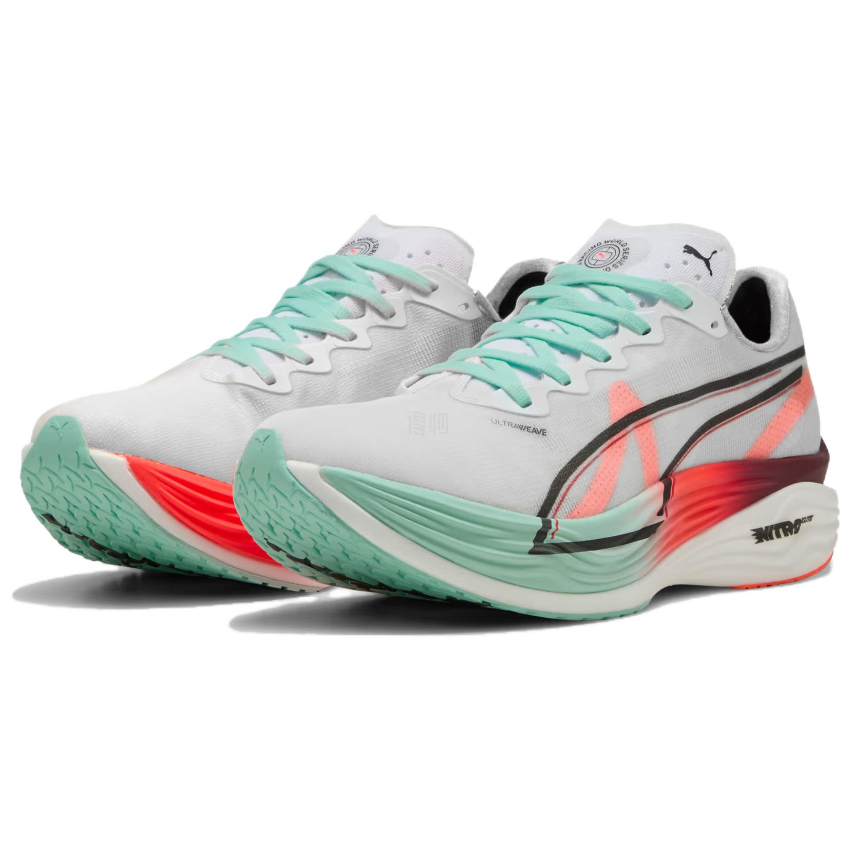 Lookbook HYROX x Puma Deviate Nitro Elite 3 'Glowing Red Mint Melt' 312291-01