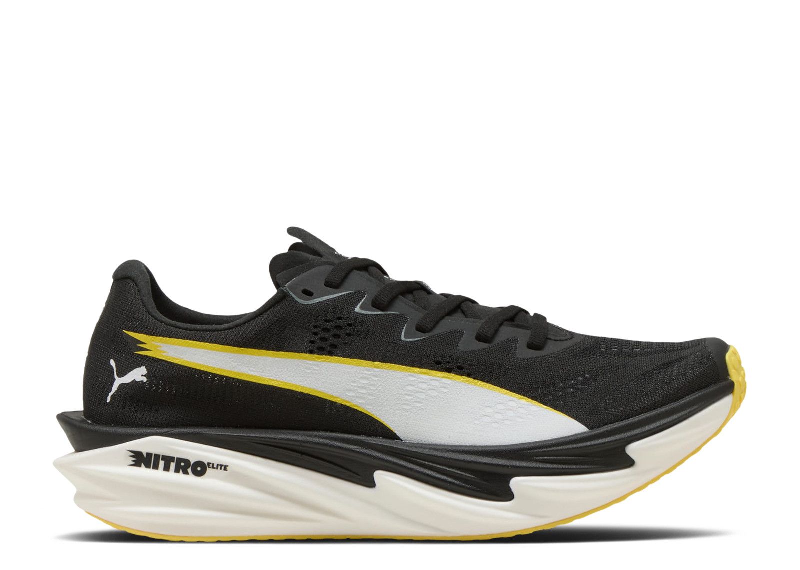 Hyrox Puma Deviate Nitro Elite 4 'Black Vibrant Yellow'