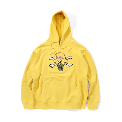 Ice Cream BBC ICECREAM Classic Cartoon Hoodie Streetwear Skateboarding Unisex 421-8307