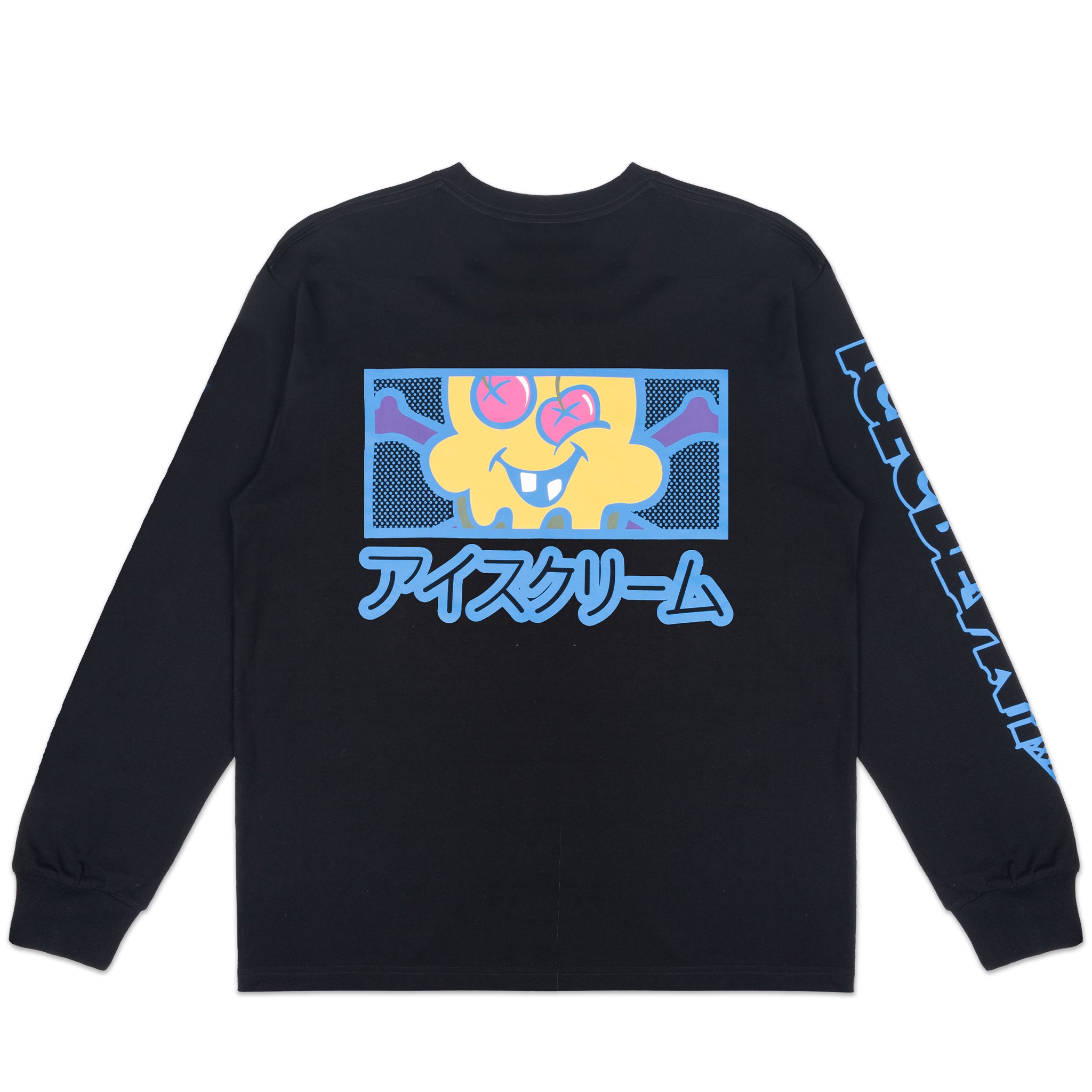 Ice Cream BBC Icecream Cones N Bones Graphic Retro Sweatshirt Unisex Streetwear Style 421-6305