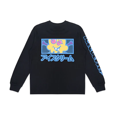 Ice Cream BBC Icecream Cones N Bones Graphic Retro Sweatshirt Unisex Streetwear Style 421-6305