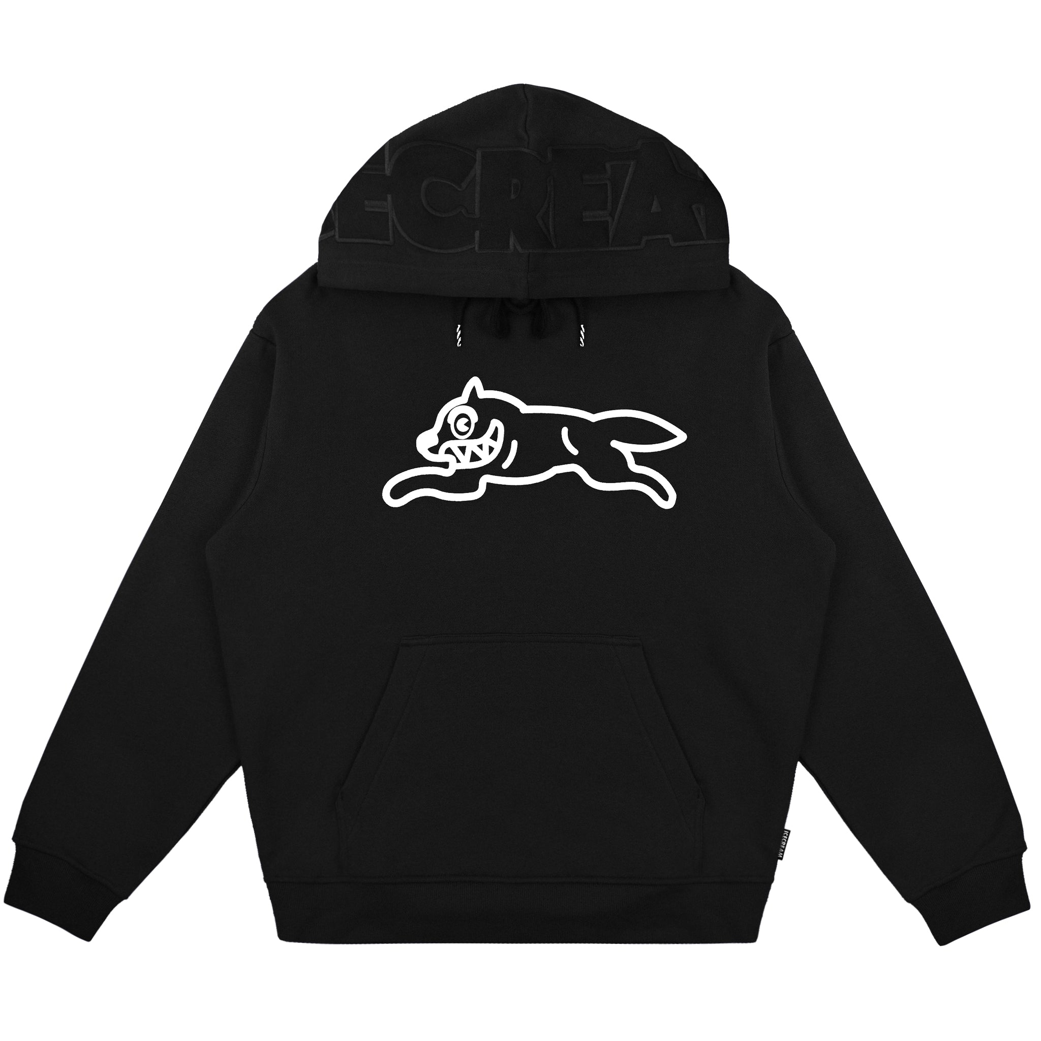 Ice Cream BBC ICECREAM Runaway Hoodie Flying Dog Embroidery Streetwear Unisex Casual Fit 421-6306