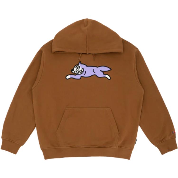 Ice Cream BBC ICECREAM Running Dog Hoodie Brown Streetwear Skate Unisex by Pharrell IFW2HD003BR