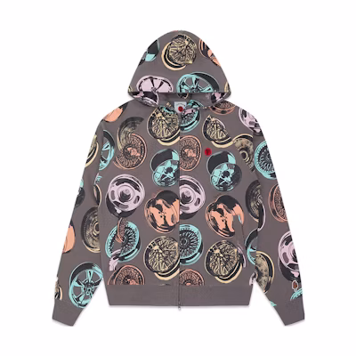Ice Cream ICECREAM All-Over Print Hoodie Unisex Gray IC23330-GREY
