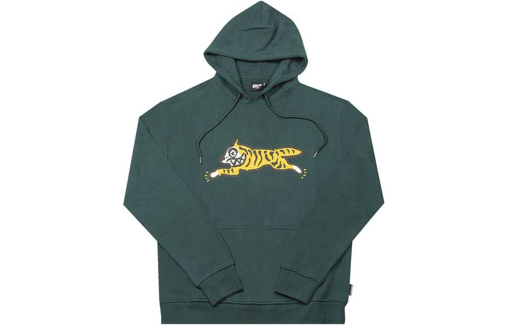 Ice Cream ICECREAM Animal Print Green Hoodie Pullover Long Sleeve 411-6307-POND