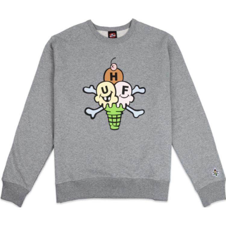 Ice Cream ICECREAM BBC HUF Collab Streetwear Skateboarding Hoodie by Pharrell - Unisex 220-13-007