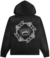 Ice Cream ICECREAM Black Zip-Up Hoodie with Back Dog Print Unisex 451-1301-BLAC Ice Cream ICECREAM Black Zip-Up Hoodie with Back Dog Print Unisex 451-1301-BLAC