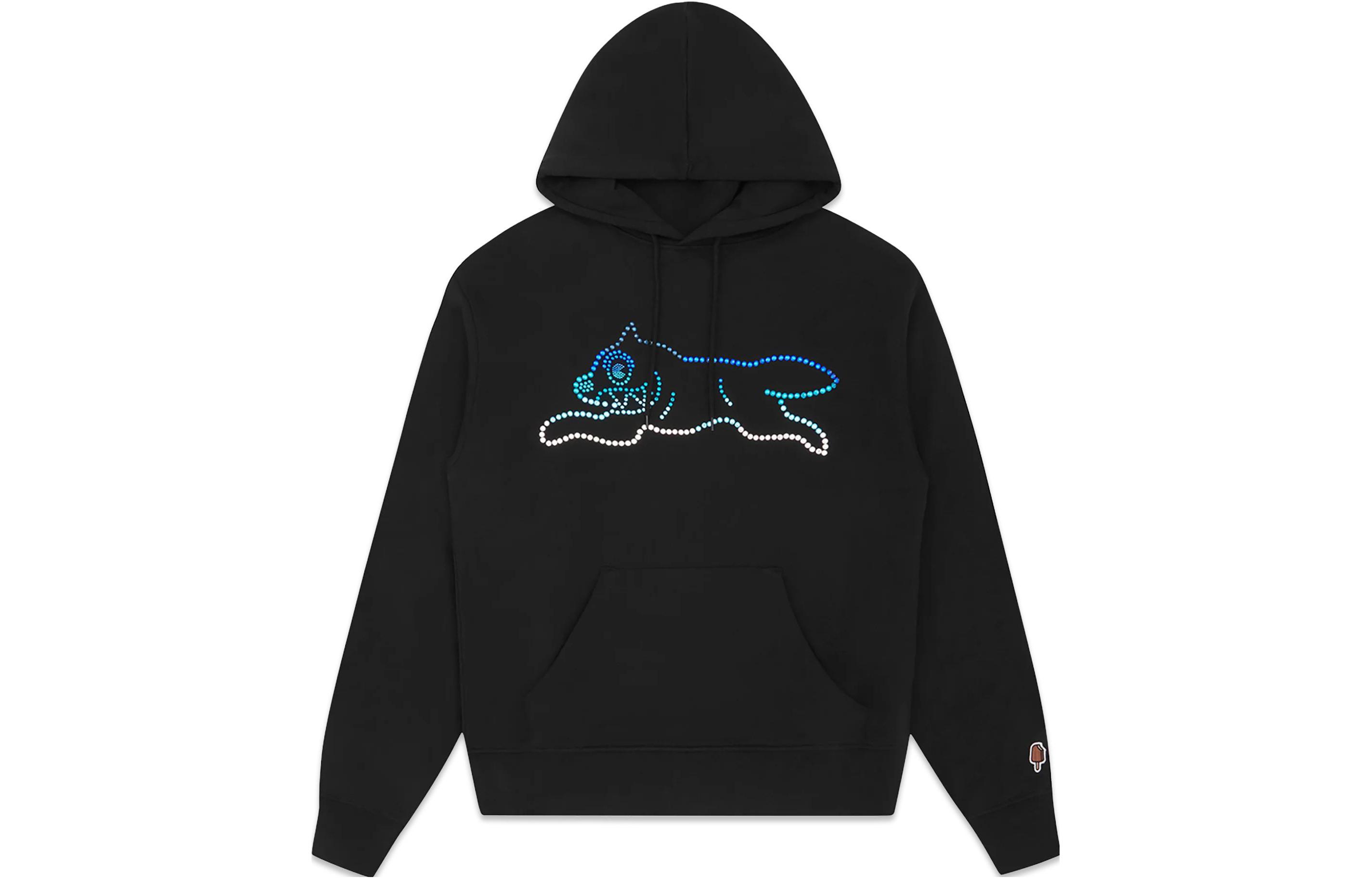 Ice Cream ICECREAM Crystal Dog Hoodie Black Unisex IC23348-BLACK